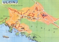 Туристическая карта Ульциня